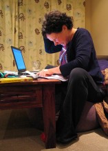 Working in a computer